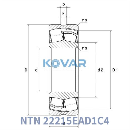 NTN 22215EAD1C4 NTN 22215EAD1C4 Spherical Roller Bearing