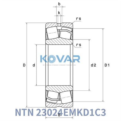 NTN 23024EMKD1C3 NTN 23024EMKD1C3 Spherical Roller Bearing