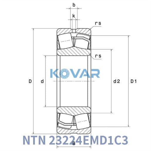 NTN 23224EMD1C3 NTN 23224EMD1C3 Spherical Roller Bearing