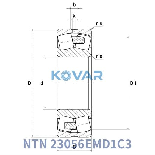 NTN 23056EMD1C3 NTN 23056EMD1C3 Self-Aligning Ball Bearing