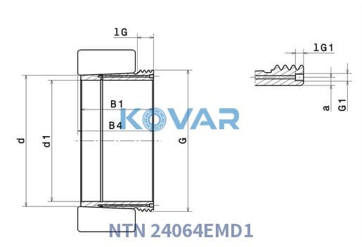 NTN 24064EMD1 NTN 24064EMD1 Self-Aligning Ball Bearing