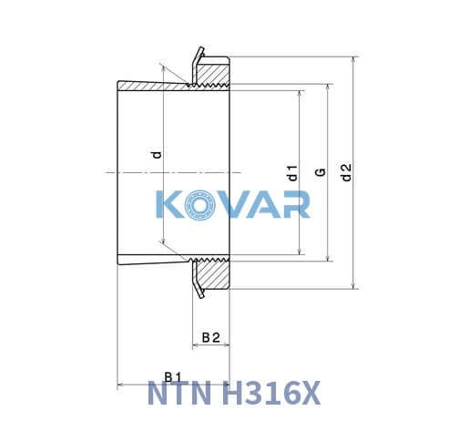 NTN H316X NTN H316X Adapter Sleeve