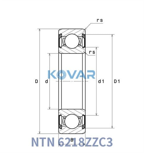 NTN 6218ZZC3 NTN 6218ZZC3 Deep Groove Ball Bearing