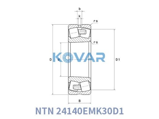 NTN 24140EMK30D1 NTN 24140EMK30D1 Spherical Roller Bearing