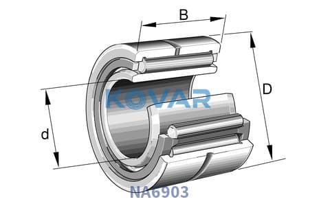 INA NA6903 INA NA6903 Needle Roller Bearing