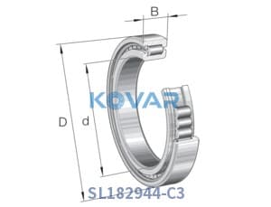 INA SL182944-C3 INA SL182944-C3 Cylindrical Roller Bearing