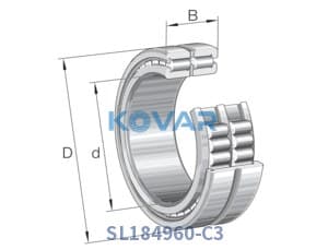 INA SL184960-C3 INA SL184960-C3 Cylindrical Roller Bearing